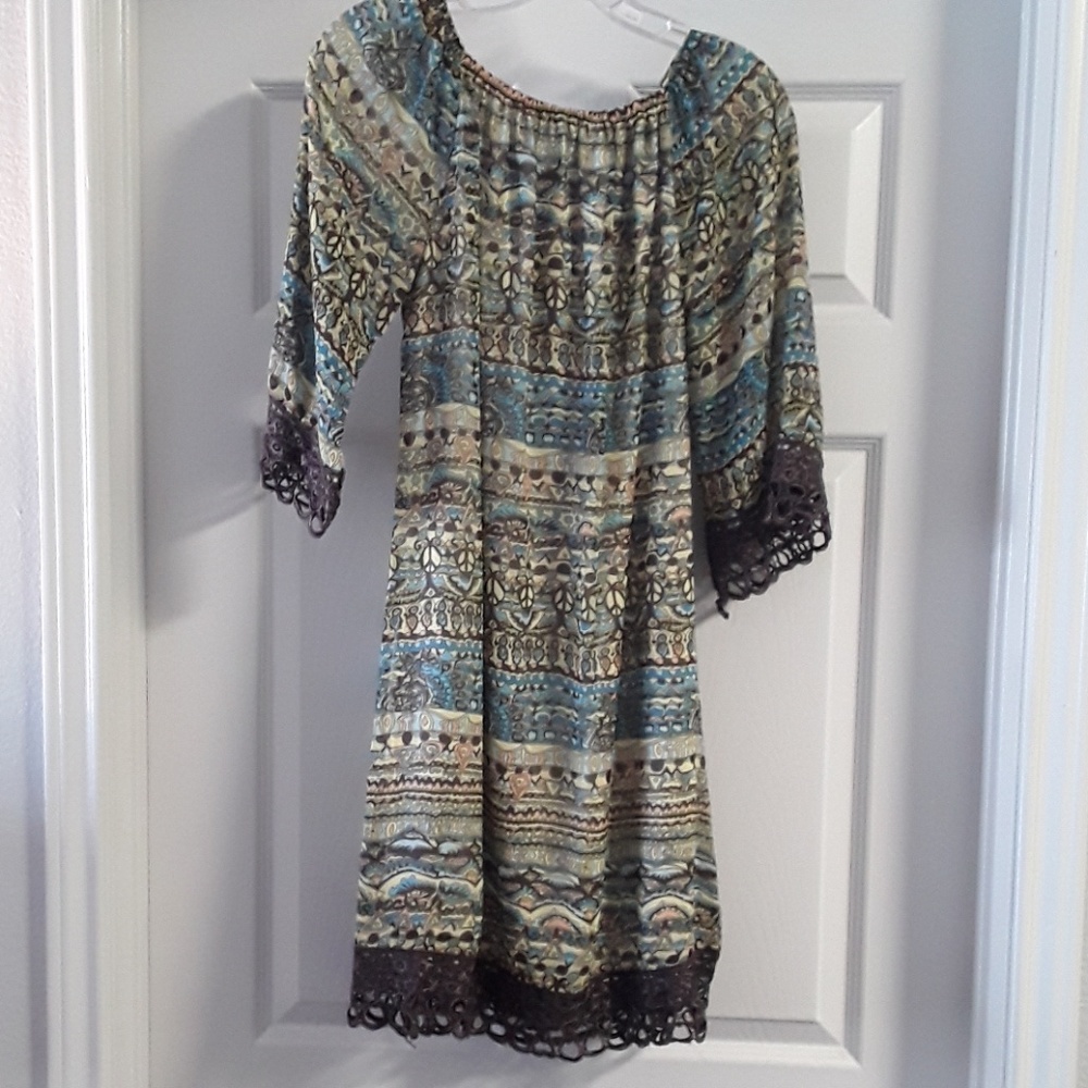 Comfortable dress or long short , lined , lace ,